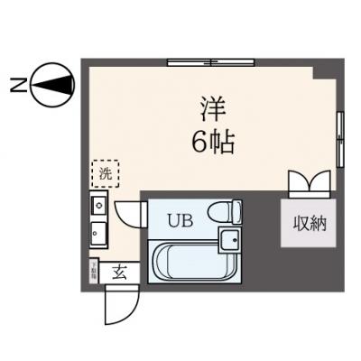 東都マンスリーサントメール★嬉しいインターネット使用料無料★の間取り図