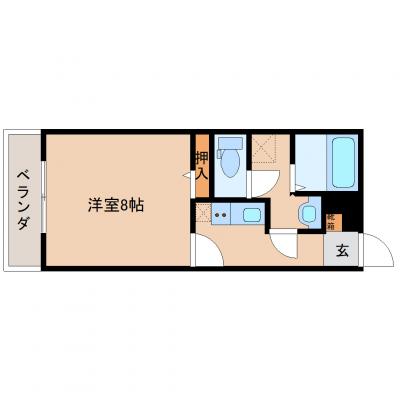 アニマーレ　113号室　即入居OK！の間取り図