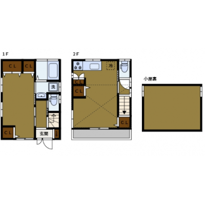 BraTTo江戸川貸家【ファミリー向け🥰】近くにショッピング施設もあり利便性抜群✨の間取り図