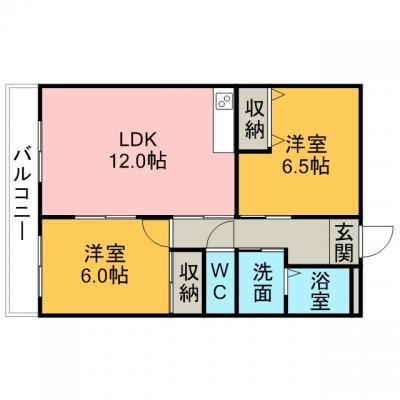 ＡＣＯ半城土西町　⭐Wi-Fi無料⭐　※90日以上でご利用が可能となります。の間取り図