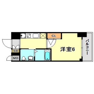トラスト兵庫11【AL・EV・宅配BOX　設備充実♪】の間取り図