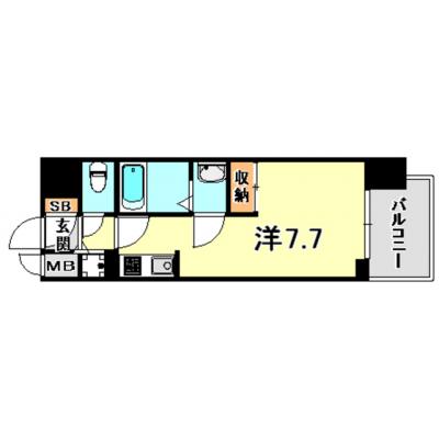 トラスト兵庫10【兵庫駅目の前！ローソンすぐ】の間取り図