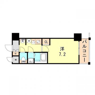 トラスト神戸14【神戸大学病院まで徒歩5分！研修に最適】の間取り図