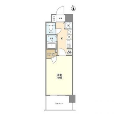 トラスト宝塚1【JR・阪急宝塚駅徒歩5分圏内！日当たり良好】の間取り図