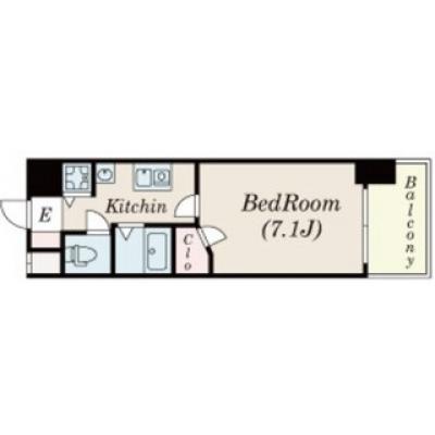 トラスト宝塚1【AL・EL・宅配ボックス完備！】の間取り図