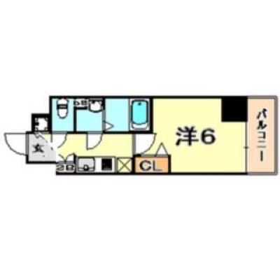 トラスト三宮3【出張に便利な立地・周辺施設も充実】の間取り図