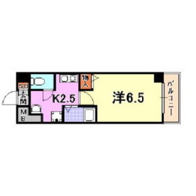 トラスト三宮30【貿易センター駅・三宮駅前徒歩圏内！】の間取り図