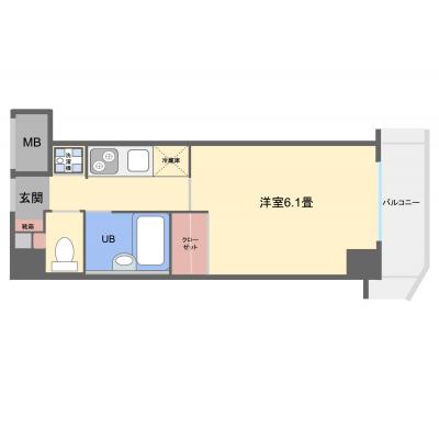 【オレンジマンスリー吉祥寺駅前①】♪新規OPEN特別キャンペーン♪今だけ賃料1,000円OFF！！駅近,禁煙ルーム,Wi-Fi無料,オートロック付き、エレベーターありの間取り図