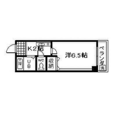 🌷🌷【駅🚃もドンキ🛒も徒歩5分！】バストイレ別✨浴室乾燥機付🎵◎家具家電付🌷🌷の間取り図