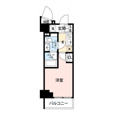 【清掃費11,000円OFF｜1月末までの入居限定🎁】【禁煙🚭/Wi-Fi無料🌐】マイナビSTAY新綱島　210の間取り図