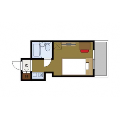 【築浅物件】駅近×静音｜禁煙｜家電一式｜個人歓迎｜BraTTo川崎DUEの間取り図