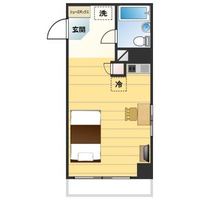 【新規オープン・駅近！】TNS錦糸町１＜11月上旬以降空室あり＞の間取り図