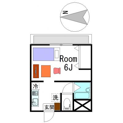 グランマンスリー前橋城東町R202【中央前橋駅徒歩４分】【前橋駅も徒歩圏内♪】【Wi-Fi無料☆】の間取り図