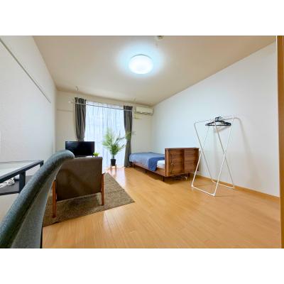 グランマンスリーつくば東平塚R105【筑波大学病院徒歩圏内♪】【Wi-Fi無料☆】【別途駐車場利用可能】【独立洗面台・浴室換気乾燥機あり！】の間取り図