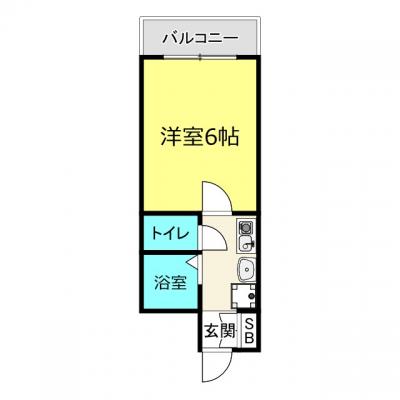 ✨【オートロック📱／家具家電付きのお部屋🌈】「鳳」駅まで徒歩10分🚶‍♀️✨の間取り図