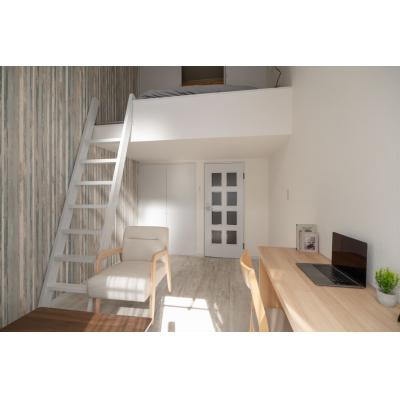 コンビニ徒歩圏内✨イオンモール近く！家具家電付き✨TM39 202号室の間取り図