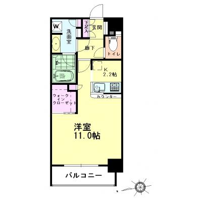  東都マンスリーセンシア山手大塚【４名入居可！WiFi無料！】の間取り図