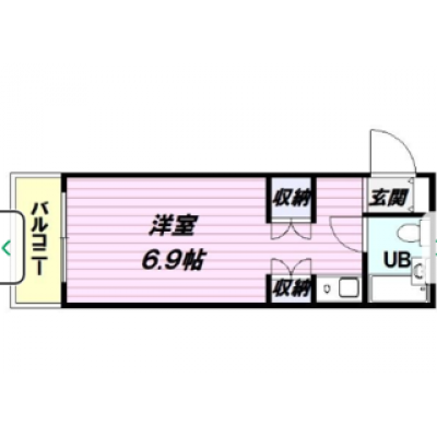 Wifi無料！家具家電付！八王子駅徒歩圏内！TM52 402号室の間取り図