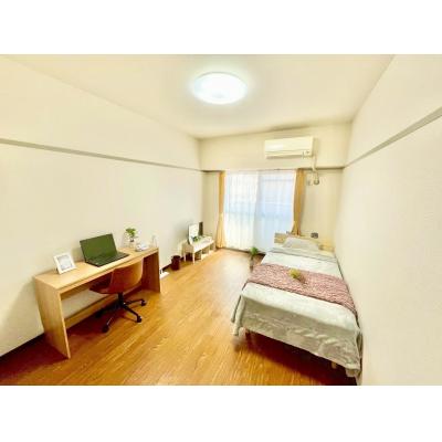 【名古屋市熱田区/熱田神宮伝馬町駅徒歩約1分/無料Wi-Fi/バストイレ別/洋室8帖/エレベーター】熱田泰文堂ビル 3B号室 ファミマンの間取り図