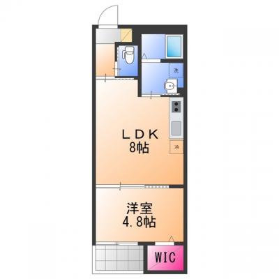 🚉✨駅まで10分！！🌷🛒2人入居可の築浅物件🧍‍♀️🧍の間取り図