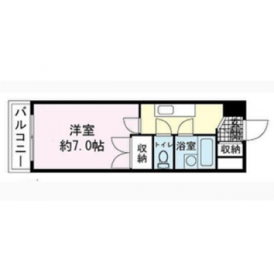 Wi-Fi無料★沼津駅徒歩5分✨家具家電付き♪305号室TM54の間取り図