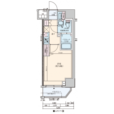 【新築物件】2025年5月竣工　Wi-Fi＆光熱費無料！！　◆ロアールステイ南巽Ⅴ◆の間取り図