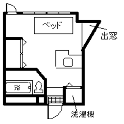 宮崎北警察署まで徒歩3分　WIFI無料！　♦RAKUDA宮崎駅通２♦の間取り図
