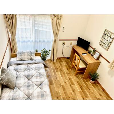 🌈【早割キャンペーン】　30日賃料30%OFFの”先得”キャンペーン!🌈　🚃JR香椎駅から徒歩７分🚃　💻ネット使い放題💻　イージーステイ香椎４の間取り図