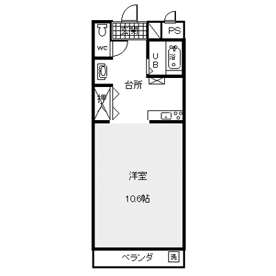 県立宮崎病院まで徒歩5分　WIFI無料！オートロック対応　　♦ミリオン清水２♦の間取り図