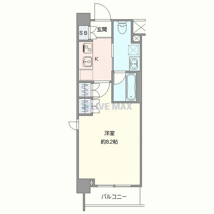 グッドステイ鵜の木駅前レジデンス△『禁煙ルーム・独立洗面・浴室乾燥付』【ハイクラス】の間取り図
