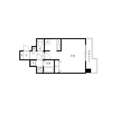OneLife丸の内雅風【★独立洗面台、オートロック付】の間取り図