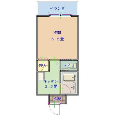 【トーマスあげな807】うるま市・沖縄市にもアクセス便利！　軽自動車専用駐車場1台無料　Wi-Fi無料　コンビニ徒歩1分の間取り図