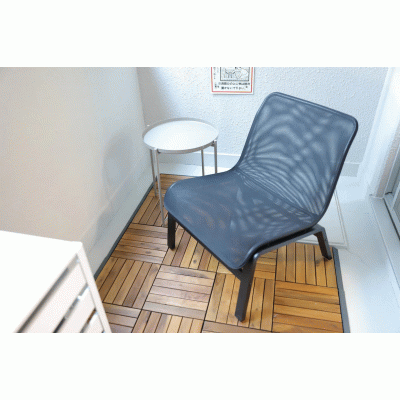 【東本願寺前5分】ウッドデッキ・無料Wi-Fi完備丨マンションカトレア205(禁煙)(1)の間取り図