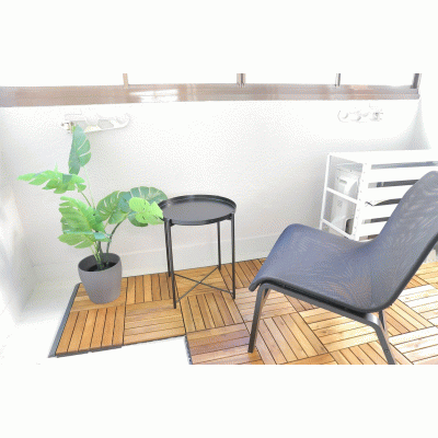 【東本願寺前5分】ウッドデッキ付・無料ネット完備丨マンションカトレア501(禁煙)(1)の間取り図