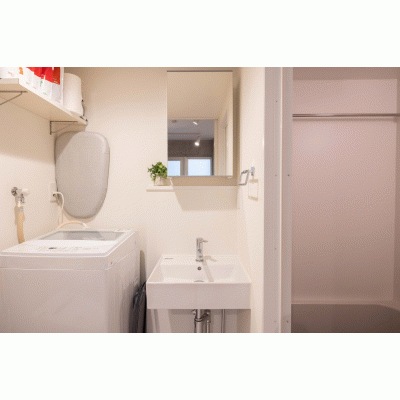 【千住大橋2分】コンクリ壁◎独立洗面台丨Style Lab北千住1K(禁煙)(4)の間取り図