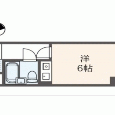 【横須賀中央5分】出張・短期滞在に◎Wi-Fi無料丨東都マンスリー　横須賀1R(禁煙)(1)の間取り図
