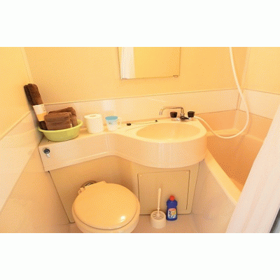 【代々木7分】無料ネット完備◎出張・テレワークに丨東都マンスリー エヴェナ―ル代々木1K（禁煙）(1)の間取り図