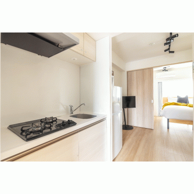 【浅草東】白基調の築浅1DK・Wi-Fi無料丨Dash Living Asakusa EastStudio（1DK）(1)の間取り図