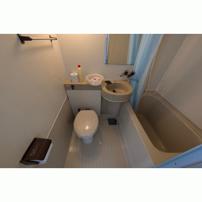 【東白楽5分】バス・トイレ別◎Wi-Fi無料丨東都マンスリーセザール東白楽1R(禁煙)(3)の間取り図