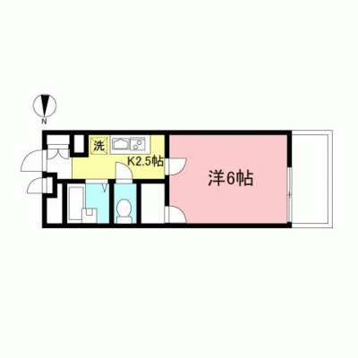 【相模原6分】無料ネット完備◎出張・短期滞在に最適丨東都マンスリー エテルナ相模原1K（禁煙）(3)の間取り図