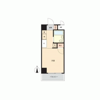 【金沢文庫10分】Wi-Fi無料◎バス・トイレ別丨横浜金沢文庫ステーション1R(5)の間取り図