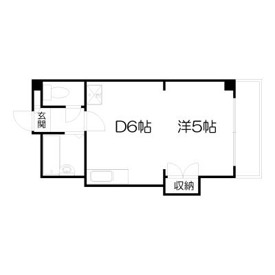 POROKARIバスセンター前K/複数室有/エアコンの間取り図