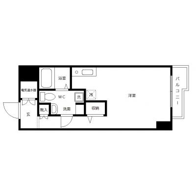 OneLife横浜駅WESTハイタウン【★≪リノベーション物件≫オール電化・横浜駅まで徒歩８分の好立地】の間取り図