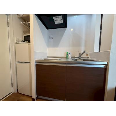 美栄橋駅から徒歩９分/泊ふ頭旅客ターミナルや国際通り徒歩圏内/那覇空港から車で１０分/３名様宿泊可能の間取り図