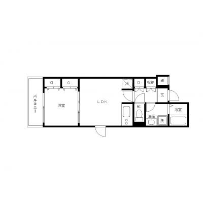 OneLife蕨EAST＜TYPE2＞【★Wi-Fi無制限・独立洗面・浴室乾燥付】の間取り図