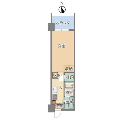 【Esan　Terrace　登川601】2023年7月完成★コンビニ徒歩2分　駐車場1台無料　高速WiFi　沖縄北インター近くの間取り図