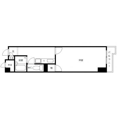 OneLife金山駅前【★バス・トイレ別、駅近】の間取り図
