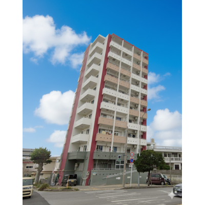 【トーマス美里803】沖縄市家具家電マンスリー、敷地外駐車場1台つき、無料Wi-Fi、徒歩圏内スーパー、コンビニあり。沖縄北IC、沖縄南ICやうるま市までアクセス抜群！の間取り図