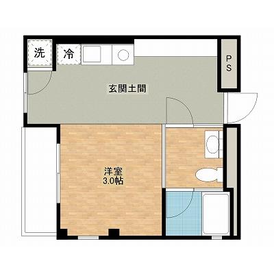 レジデンス武（A-type）の間取り図