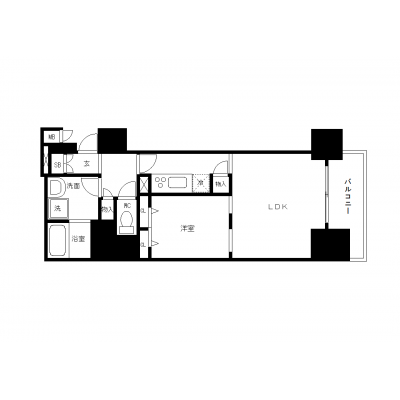 OneLife広小路通葵＜TYPE2＞【★1LDK・Wi-Fi対応・設備充実】の間取り図